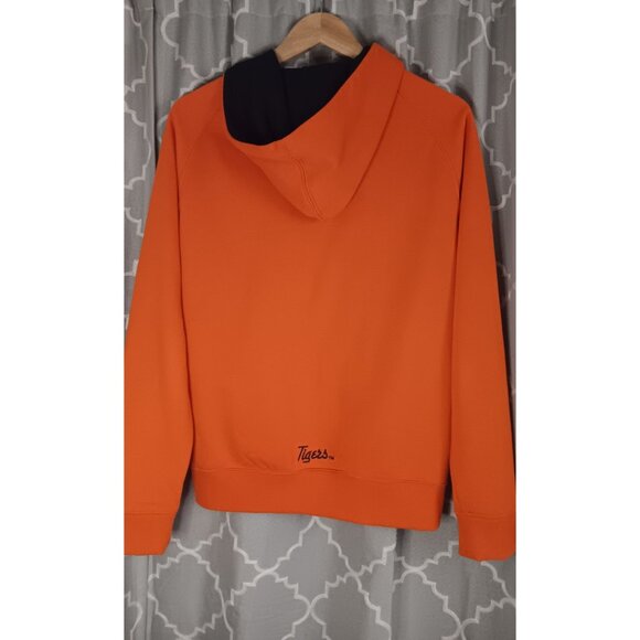 Stadium Athletics Large Orange Blue Auburn Tigers Zip Up Hooded College Sweatshi - Picture 2 of 4